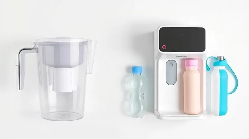 Comparativo para ajudar na escolha entre filtro e purificador, mostrando cenários de uso para necessidades básicas e familiares.