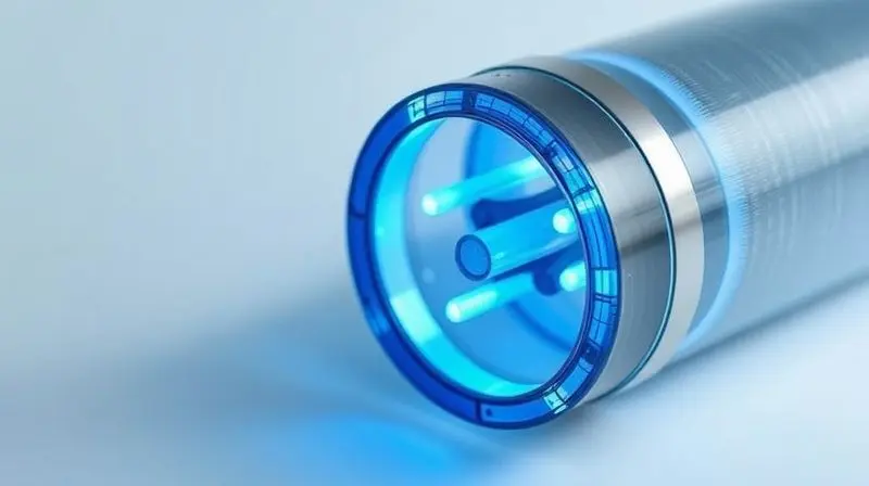 Close-up de um filtro de purificador de água com tecnologia avançada, ilustrando as características técnicas e a eficiência da filtragem.